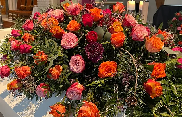 Blomster til begravelse